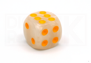 12x16MM Dice Block | Pearl White - Only-Games