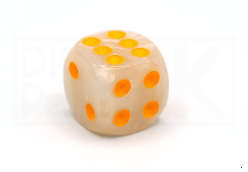 12x16MM Dice Block | Pearl White - Only-Games