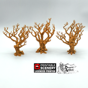 Wildwood Trees - The Gloaming Swamps - Printable Scenery Terrain Wargaming 15mm 20mm 25mm 28mm 32mm D&D DnD - Only-Games