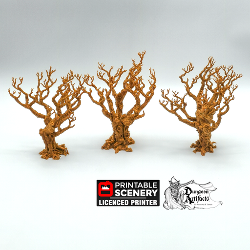 Wildwood Trees - The Gloaming Swamps - Printable Scenery Terrain Wargaming 15mm 20mm 25mm 28mm 32mm D&D DnD - Only-Games