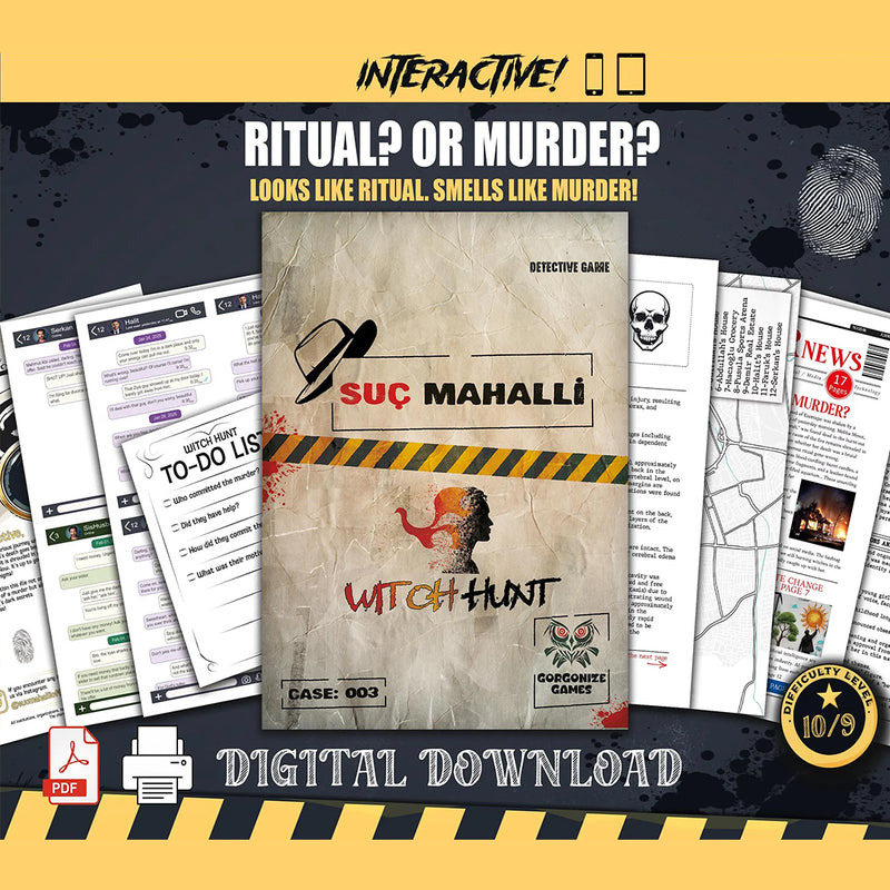 Witch Hunt: Interactive Unsolved Cold Case – Detective Murder Mystery ...