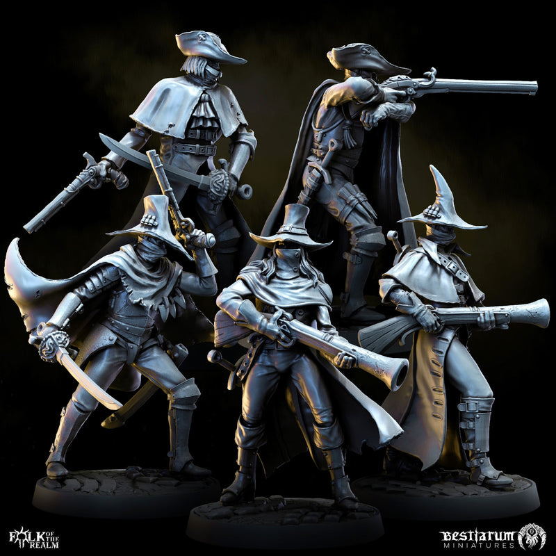 Witch Hunter Warband | Bestiarum | Wargaming DnD Miniatures