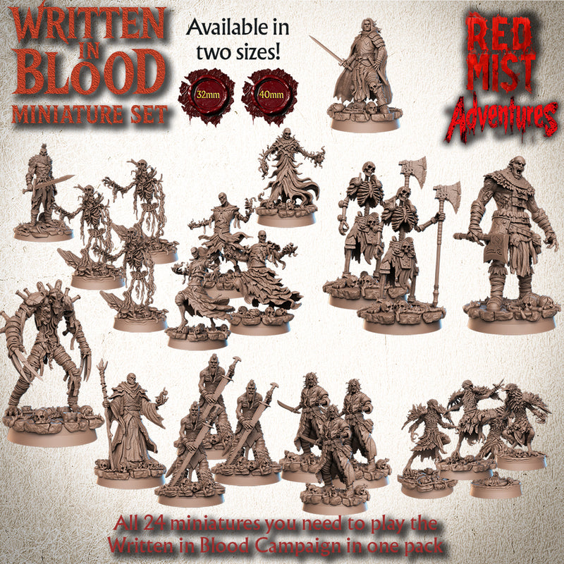 Red Mist Adventures - Written in Blood Campaign - Miniature Pack