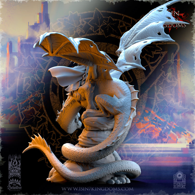 Ynariel, Princess of Elves on Dragon
