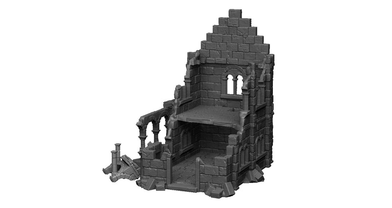 Stone City House 2 Ruins - Arkenfel - Dark Realms Terrain Wargaming D&D DnD - Only-Games