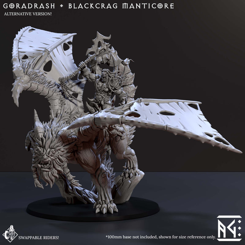 Goradrash the Blackcrag Manticore (Blackcrag Orcs) - Only-Games