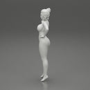 Naked girl standing and put hand on hip - Only-Games