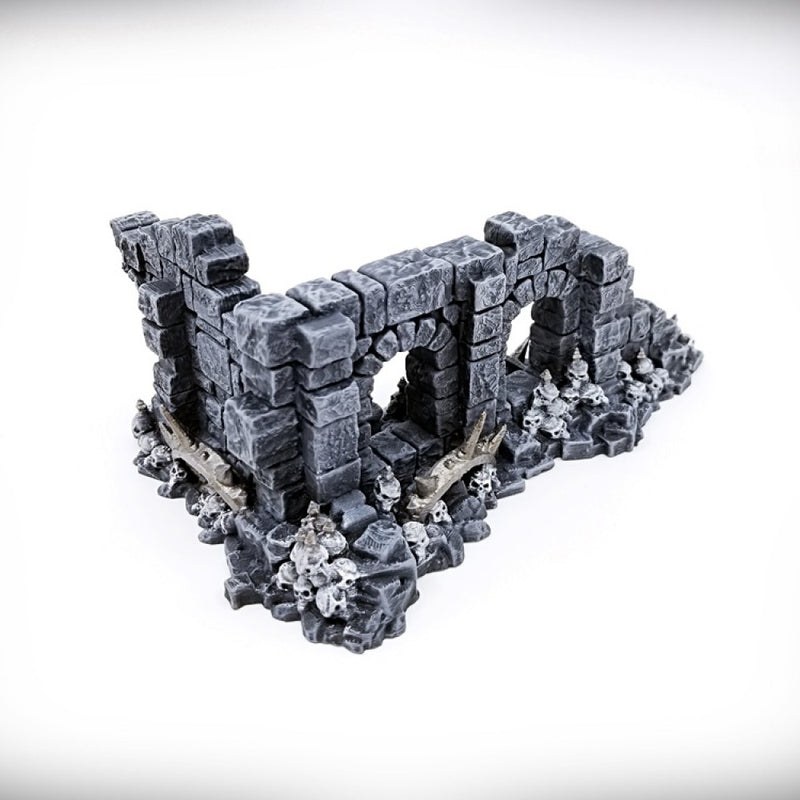 Double Arch Window - Half Arch Door: Ancient Ruins GRIMDARK Terrain Set - Only-Games