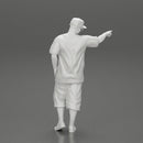 Gangster homie in cap pointing his finger at somebody - Only-Games