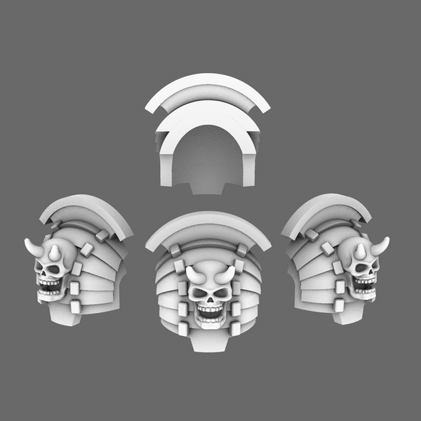 Cyber Samurai T6 Bushi Shoulder Pads Type D