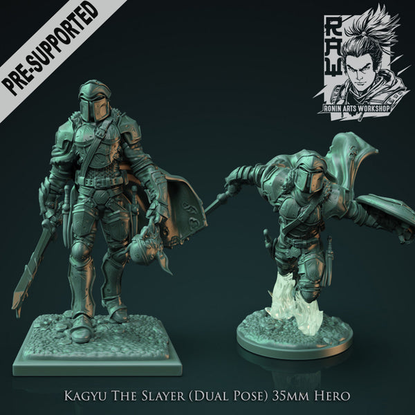 Kagyu The Slayer - Idle and Action Pose - Only-Games