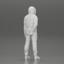 bearded man stands confidently, adorned in a stylish hoodie - Only-Games