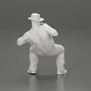 gagnster homie in beard and hat sitting holding lighter cigar while smoking - Only-Games