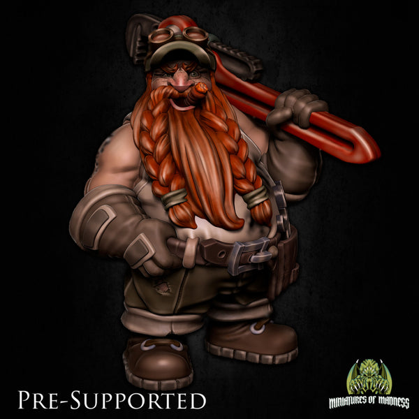 Thomyr Hardspring  [PRE-SUPPORTED] Dwarf Artificer Engineer - Only-Games