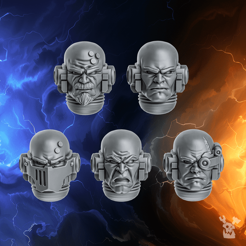 Open Heads Set (Millennium Wars) x5