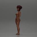Naked hip-hop black girl wtih curly hair - Only-Games
