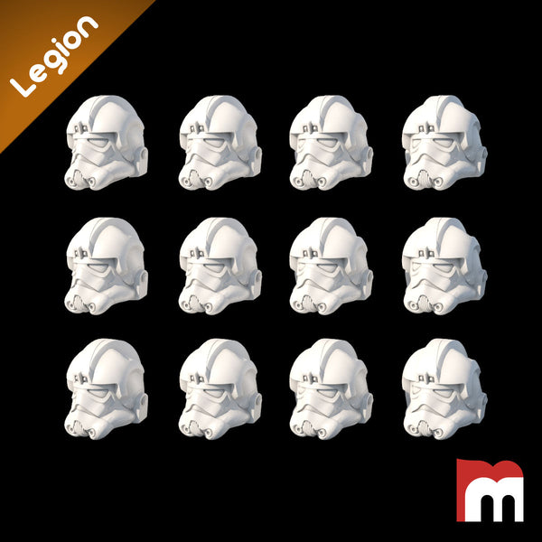 (Legion) 12x Imperial Pilot Helmets