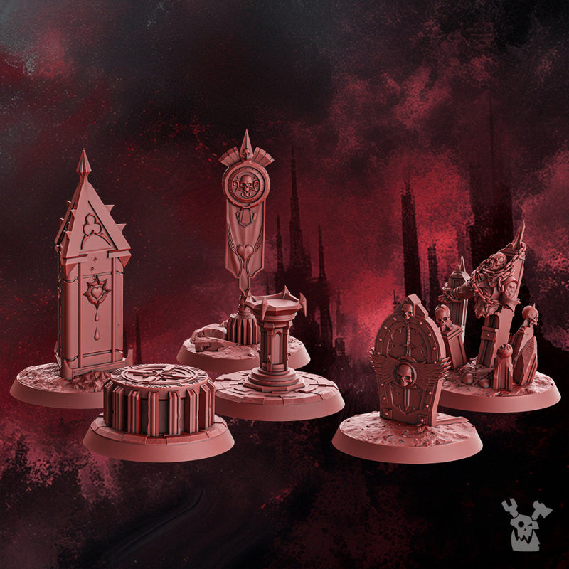 Crimson Wings Objective Markers - Only-Games