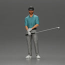 Confident golfer posing with club, ready to ace the game - Only-Games