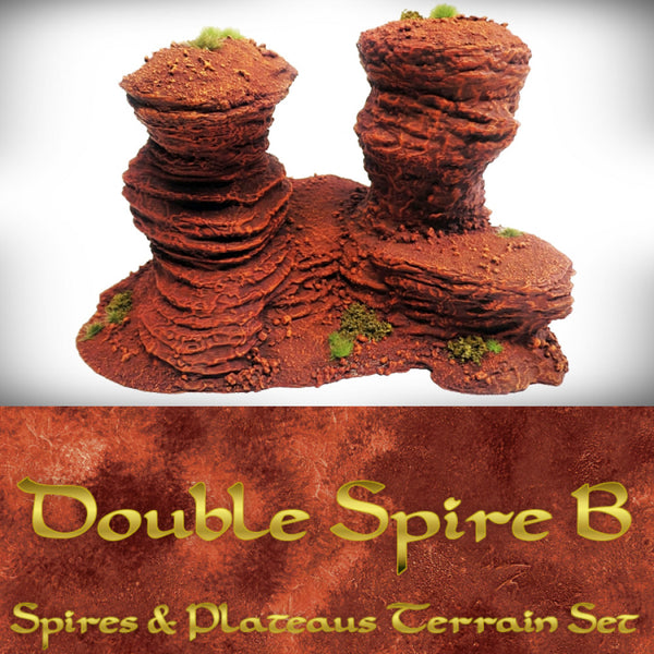 Double Spire B: Spires and Plateaus Terrain Set - Only-Games