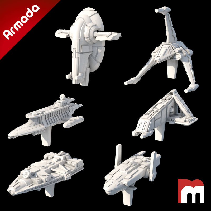 (Armada) Civilian Transports Set III