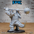 Triceratops Folk Warrior Attack - Only-Games