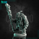 (0219) Male orc shaman cleric with a magic club - Only-Games