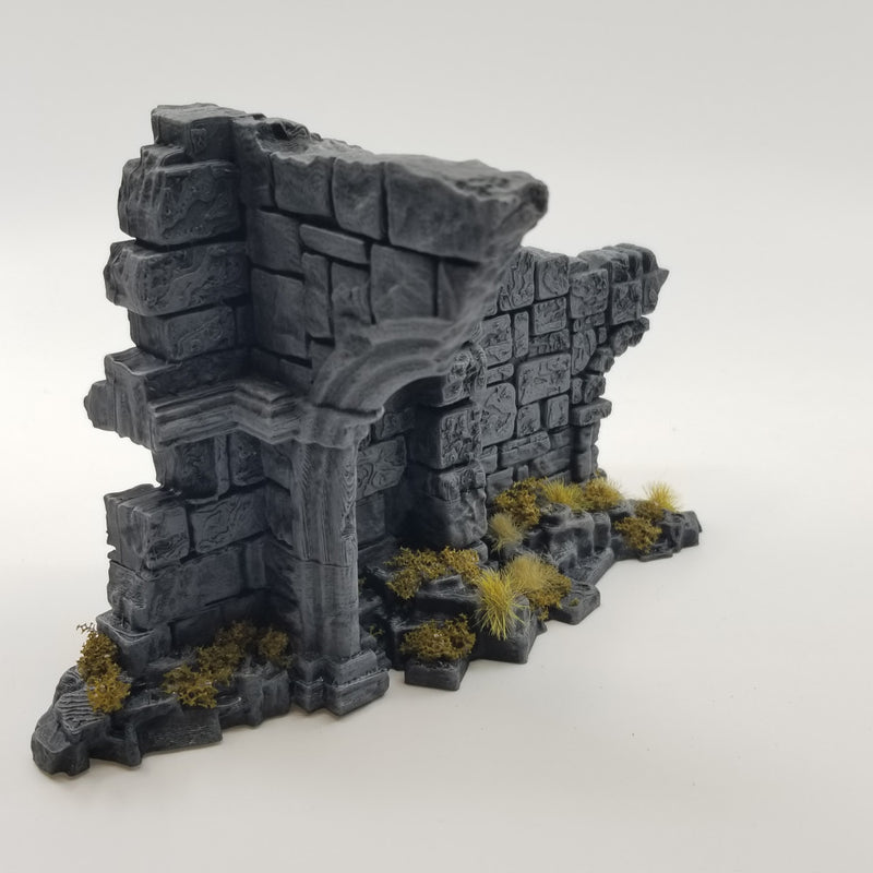 Grand Arch - Half Arch Doorway: Ancient Ruins Terrain Set - Only-Games