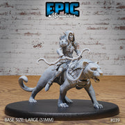 Dark Elf Panther Mount Rider Set - Only-Games