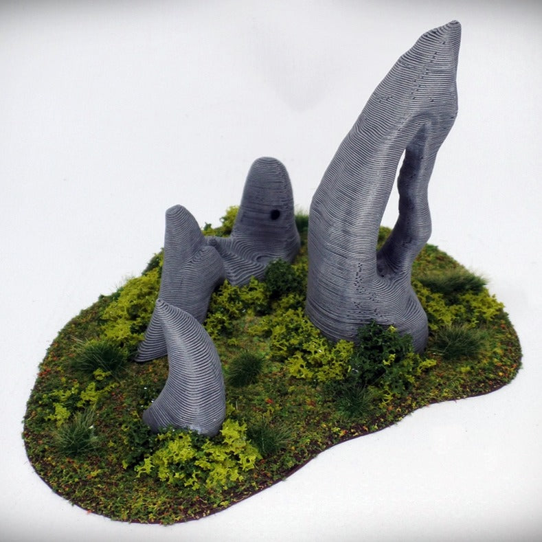 Standing Stone Cluster: Ghost Stones Terrain Set - Only-Games