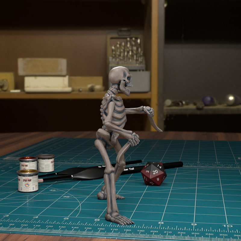 Skeleton 01 - TytanTroll Miniatures - DnD - Fantasy - Only-Games