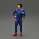 motorbike carrying his helmet - Only-Games