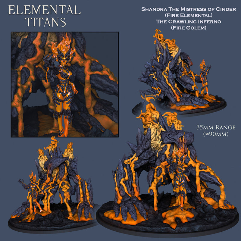 Fire Golem + Fire Elemental Combo - Only-Games