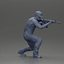 Armed Man Takes Defensive Stance During High-Stakes Tactical Situation - Only-Games