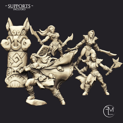 Barbarian Tribe (Amazons! Kickstarter) - Only-Games