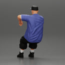 gangster homie in cap with arm on window driving the car - Only-Games