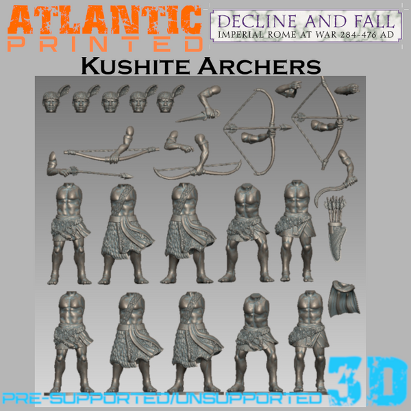 Kushite Archers - Puddle Bases - Only-Games