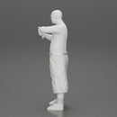 gangster standing in cropped trousers with sunglasses - Only-Games