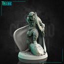 (0216) Male human tiefling elf half-orc firbolg ranger warrior with a sword and spell - Only-Games