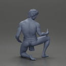 Sad man sitting pulls drowning girl from the ocean - Only-Games