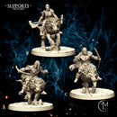 Frost Barbarian Wolf Riders - Only-Games