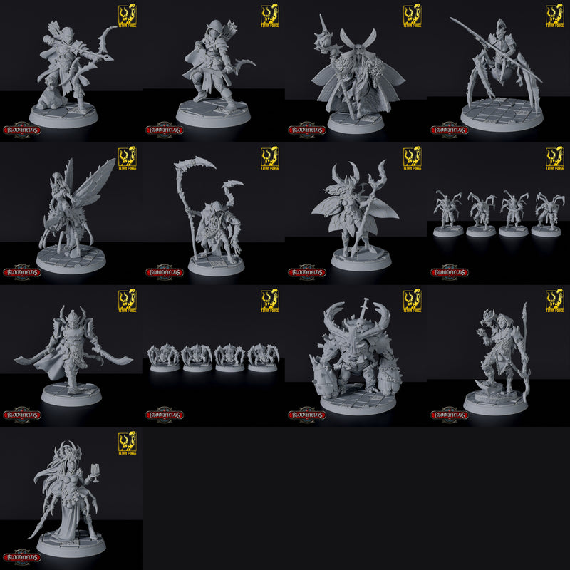 Caves of Corruption - Mega Deal - 61 Miniatures - Bloodfields Army