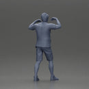 Man in shorts carrying girlfriend on shoulders - Only-Games