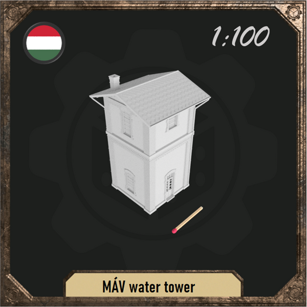 1/100 MÁV water tower