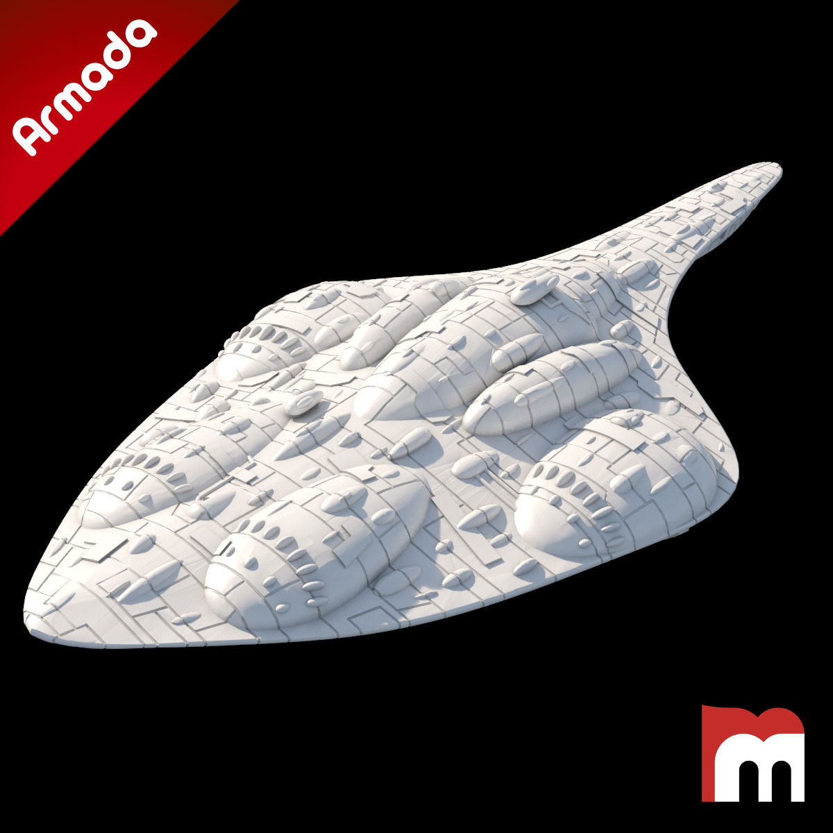 (Armada) MC80-B Mon Remonda - Mel Miniatures - Miniatures by Only-Games.co