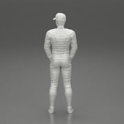motorbiker standing with his hands in pocket - Only-Games