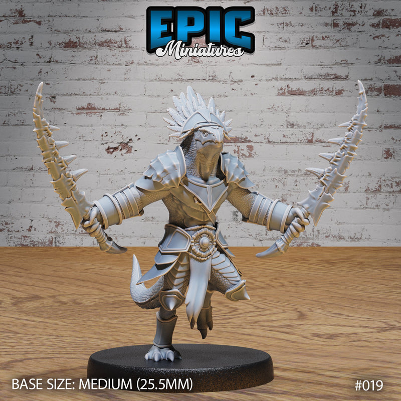 Lizard Folk Army Dual Swords - Only-Games