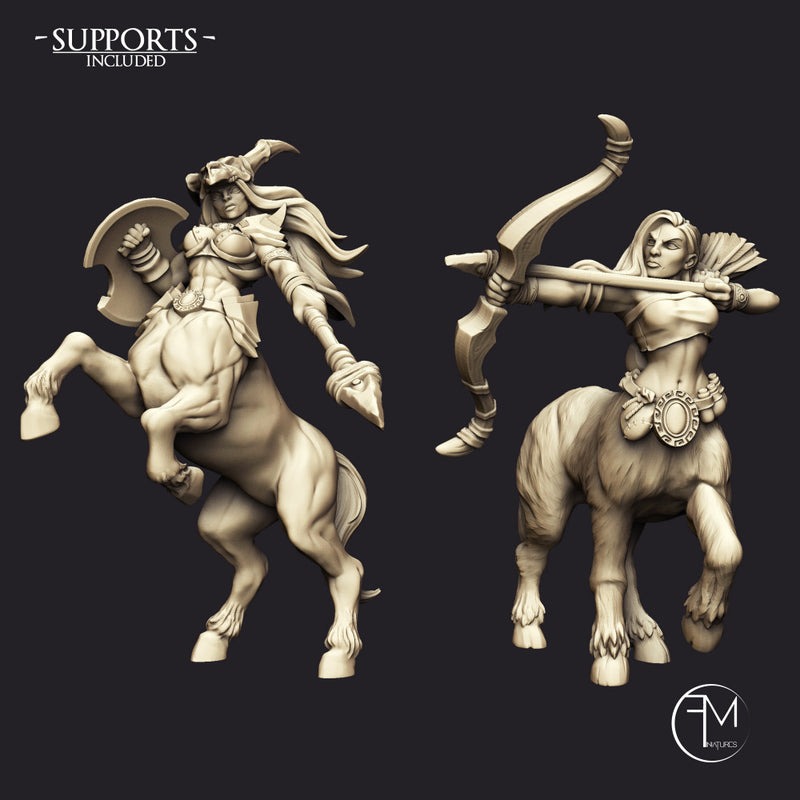 Sagittarius & Khararis - 2 Centaurides Heroines Set (AMAZONS! Kickstarter)