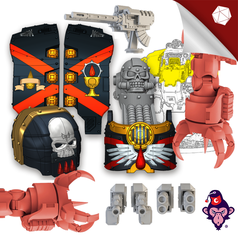 Death Team: Atlas Pattern, Brute-Claw Redemptor Kit (OG) - Only-Games