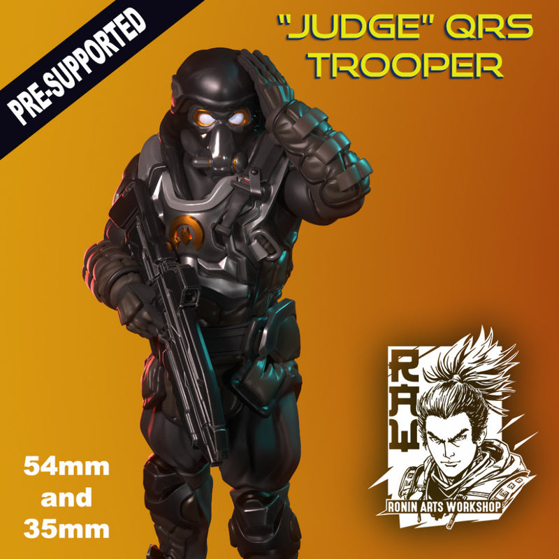 QRS Trooper - Cyberpunk/Sci-Fi Soldier - Only-Games